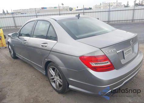 2012 Mercedes-Benz C 250 Sport from USA, damaged, VIN WDDGF4HBXCR199915